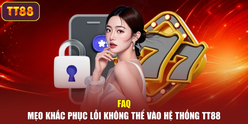 FAQ – Mẹo khắc phục lỗi không thể vào hệ thống TT88